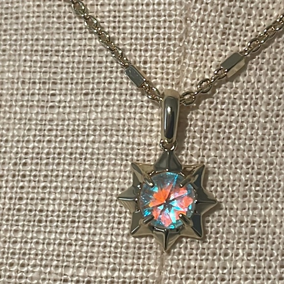 Kendra Scott Necklace gold Star pendant chain necklace jewelry New - Picture 4 of 12